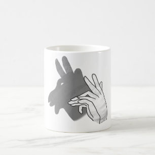 Taza Mágica Hand Silhouette Billy Goat Gray