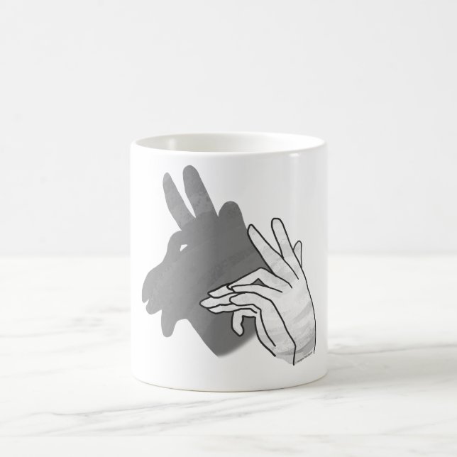 Taza Mágica Hand Silhouette Billy Goat Gray (Centro)