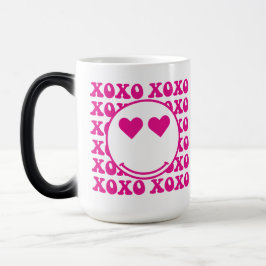 Taza Mágica Happy Face, xoxo, valentine, custom mug, cup