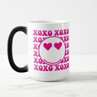 Taza Mágica Happy Face, xoxo, valentine, custom mug, cup