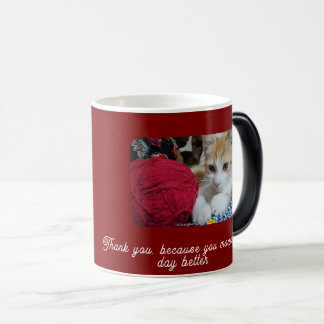 Taza Mágica Happy Meow Day ,Cat Lovers