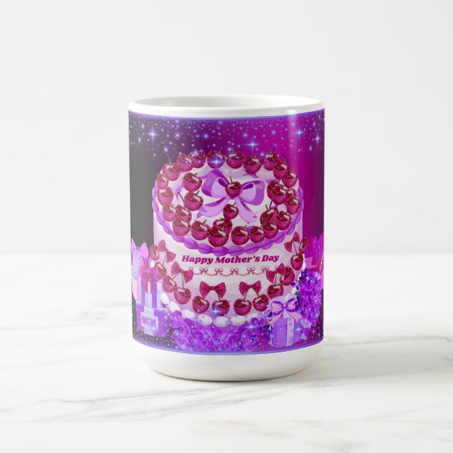 Taza Mágica Happy Mother's Day Cake Mug (Centro)