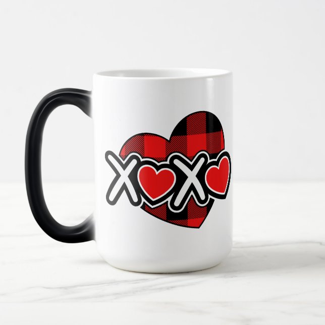 Taza Mágica Happy valentine's xoxo Mug (Izquierda)