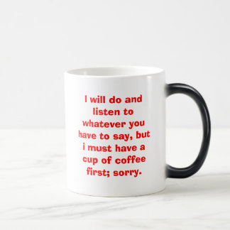 Taza Mágica Haré y escucharé lo que usted tiene que sa…