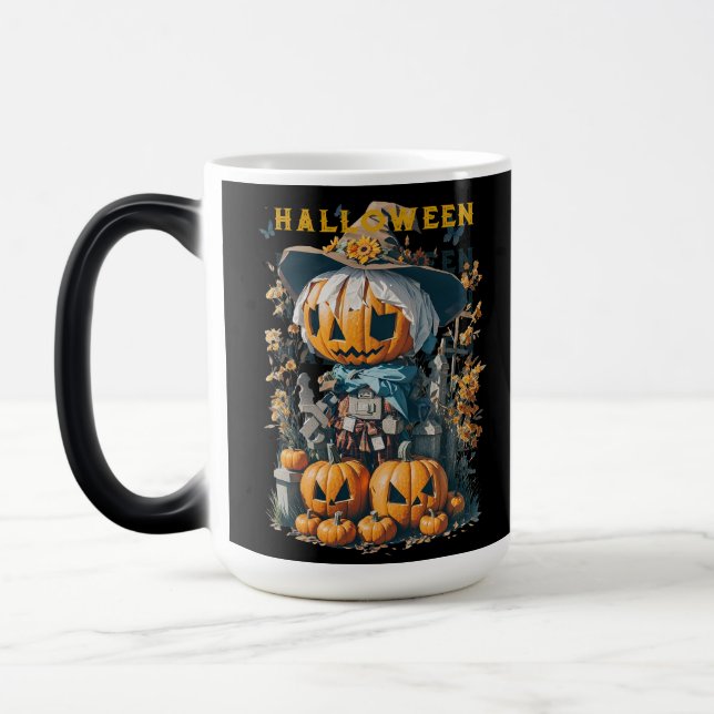 Taza Mágica Harry, el espantapájaros de Halloween (Izquierda)