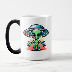 Taza Mágica Haz que me levante   Alienados y OVNI