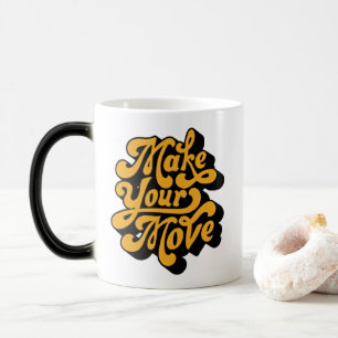 Taza Mágica Haz tu movimiento - Retro Groovy Mug