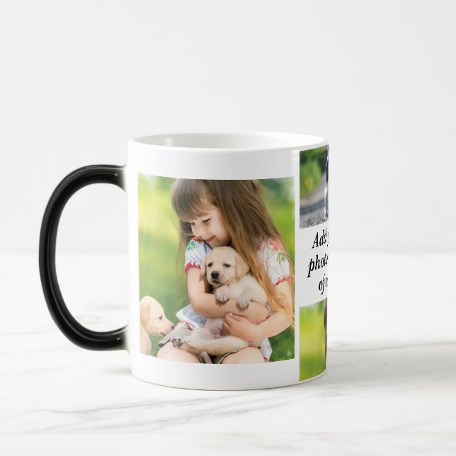 Taza Mágica Haz tu propio collage de fotos y texto (Izquierda)