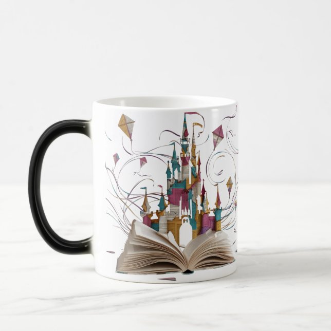 Taza Mágica Heat Reveal Whimsical Book Page Art (Izquierda)