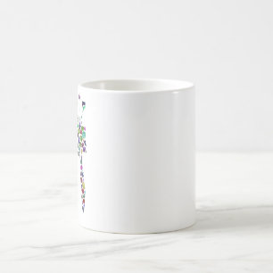 Taza Mágica Hebrew Letter ZAIN made with Gemstones