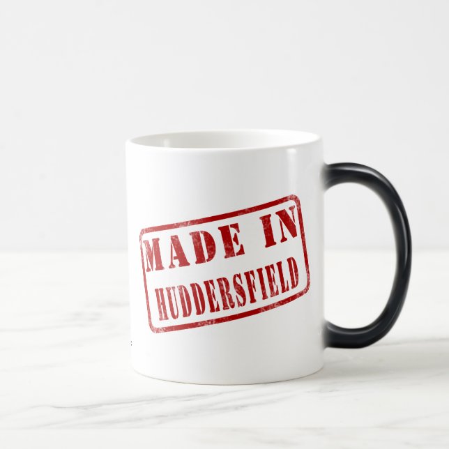 Taza Mágica Hecho en Huddersfield (Derecha)