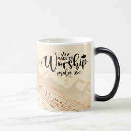 Taza Mágica Hecho para venerar la Inspiradora cita cristiana