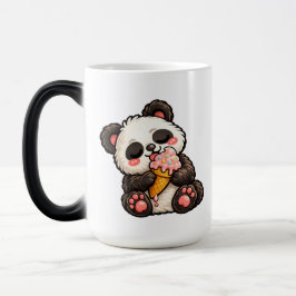 Taza Mágica Helado de Panda Adorable
