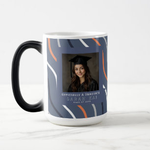 Taza Mágica Hermosa Impresión de Raya Graduado de Doctorado