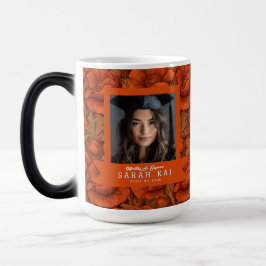 Taza Mágica Hermosas Anémonas Flor Regalo de Graduación