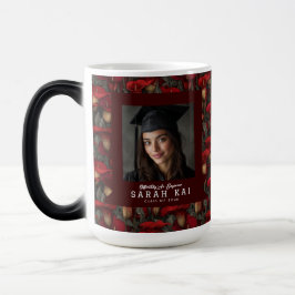 Taza Mágica Hermosas Lirios de Calla Floral Escuela Secundaria