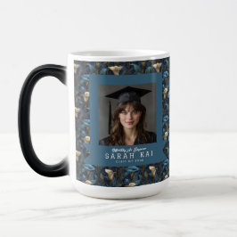 Taza Mágica Hermoso patrón de Lirios de Calla Graduación del n