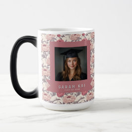 Taza Mágica Hermoso patrón de peonías Enfermera certificada