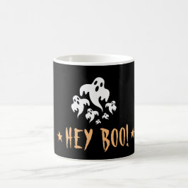 Taza Mágica Hey Boo Funny Ghost Halloween