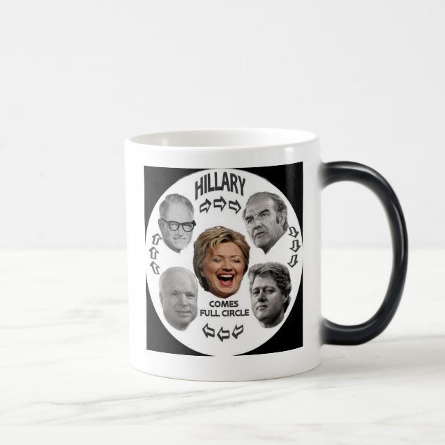 Taza Mágica Hillary Full Circle Morphing Mug (Derecha)