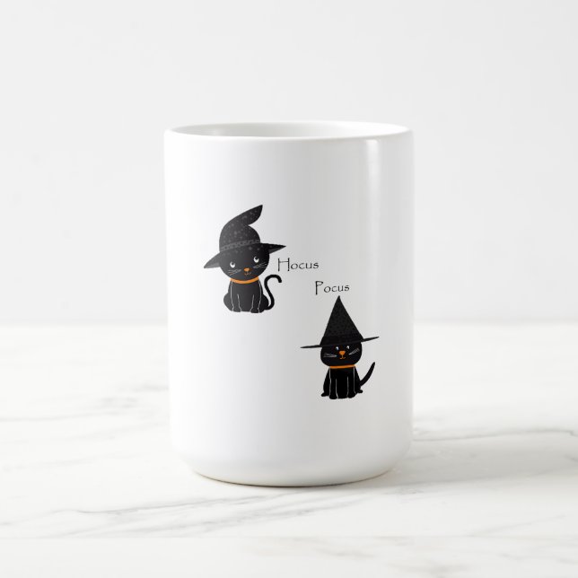 Taza Mágica Hocus Pocus Gatos Negros (Centro)