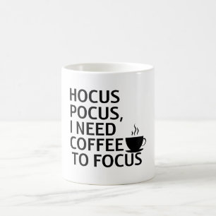 Taza Mágica Hocus Pocus, necesito café para concentrar la músi