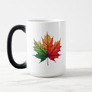 Taza Mágica Hojas de Otoño de Maple Gran Morphing