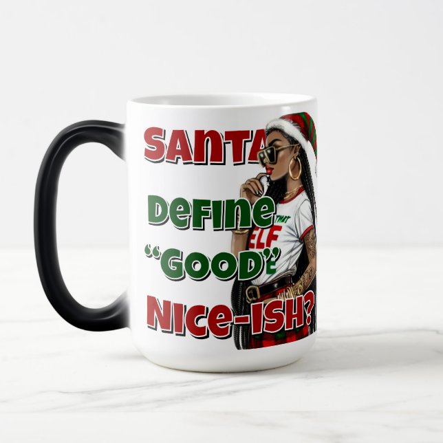 Taza Mágica Holiday Vibes Coffee Mug (Izquierda)