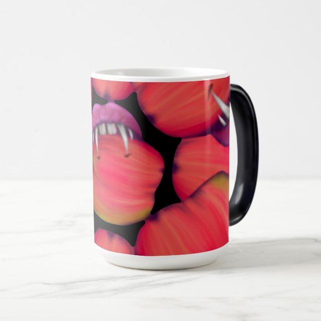 Taza Mágica Holloween Vampis Queen Bobbing For Apples (Anverso derecho)