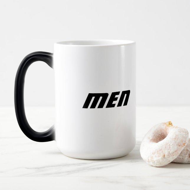 Taza Mágica Hombres Nombre Impresión Agradable y Cómoda Grip C (Con donut)