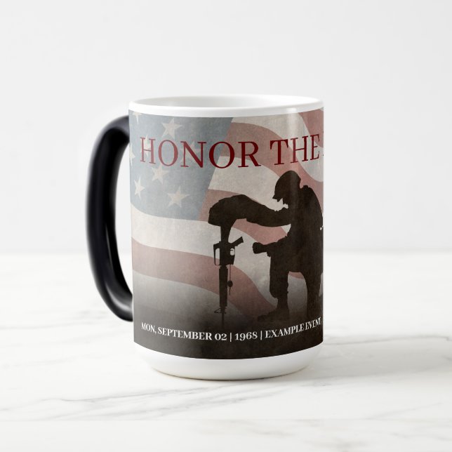 Taza Mágica Honrar a los Caídos (Anverso izquierdo)