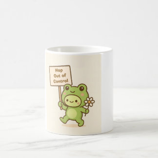 Taza Mágica HOP Out of Control Frog Cute Whimsical Life