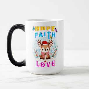 Taza Mágica Hope Faith Love