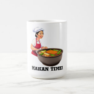 Taza Mágica Hora de Makan - Singapur