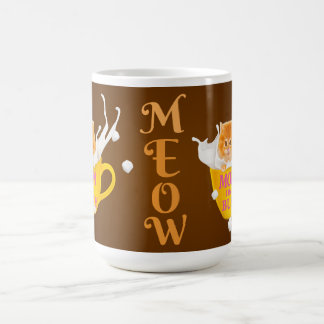 Taza Mágica "Hora de maullar: ¡Demasiado ocupada para mimos!"