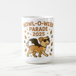 Taza Mágica Howl O Ween Parade 2025 Cute Dog Halloween Art