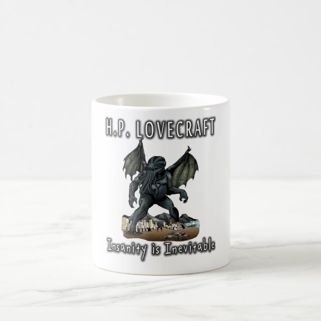 Taza Mágica HP Lovecraft -- La locura es inevitable (Centro)