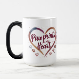Taza Mágica Huellas en mi corazón - Morphing Mug para el amant