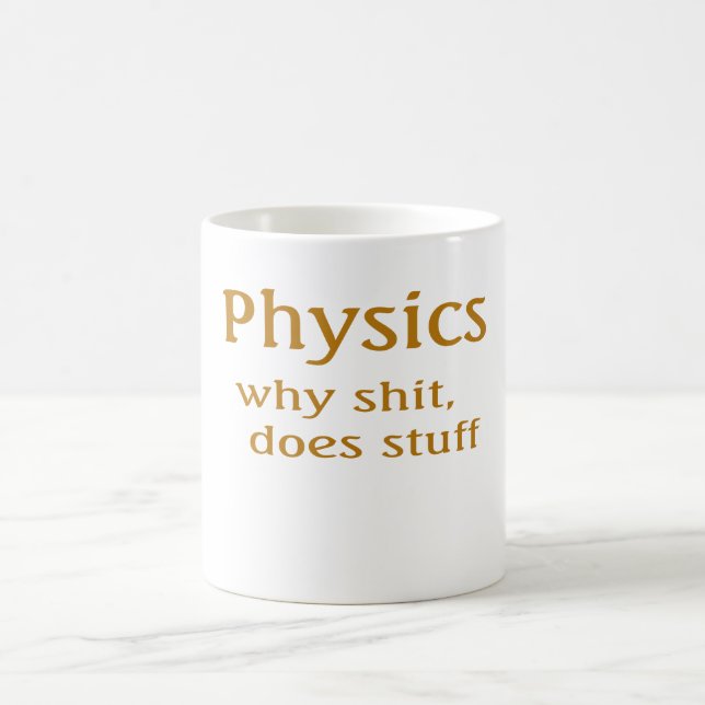 Taza Mágica humor de física (Centro)