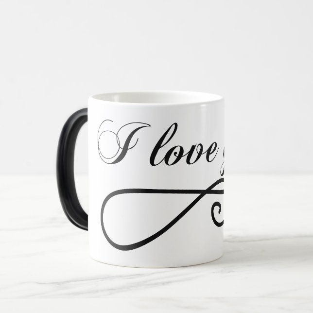 Taza Mágica i love you (Anverso izquierdo)