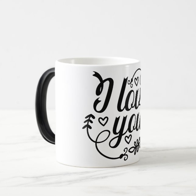 Taza Mágica i love you (Anverso izquierdo)