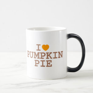 Taza Mágica I pastel de calabaza del corazón