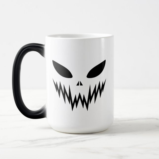 Taza Mágica Icono de Fantasma de Halloween (Izquierda)