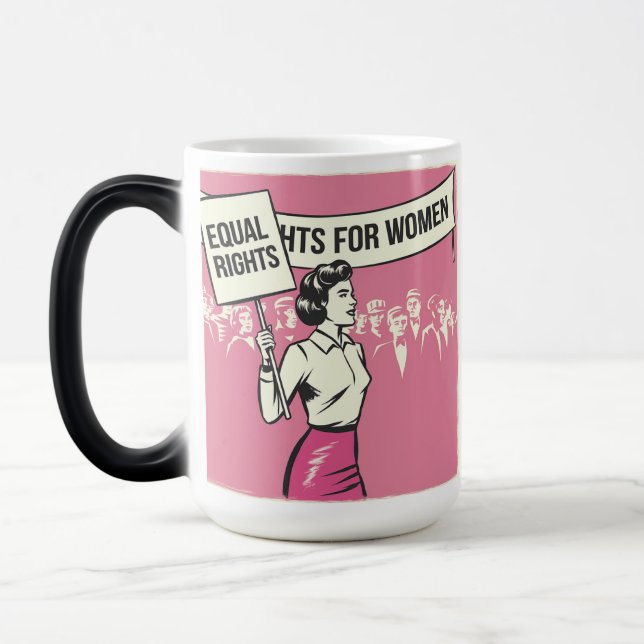 Taza Mágica Igualdad de derechos de la mujer (Izquierda)