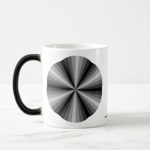 Taza Mágica Ilusión óptica negro