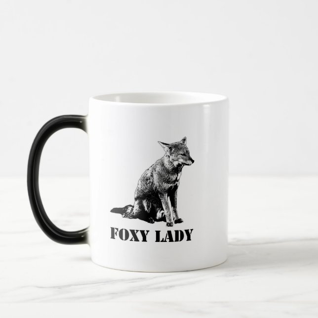 Taza Mágica Ilustracion conceptual de Foxy lady (Izquierda)