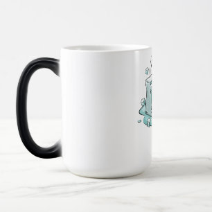 Taza Mágica Ilustración de cubo de hielo agrietado
