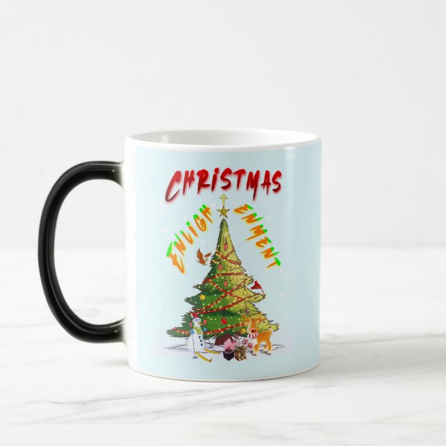 Taza Mágica Ilustración de navidades (Izquierda)