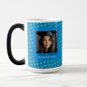 Taza Mágica Impresión Azteca Negrita Felicita Graduado