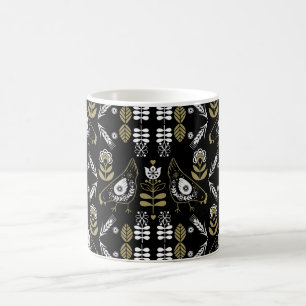 Taza Mágica Impresión de arte folclórico de Hen Farm